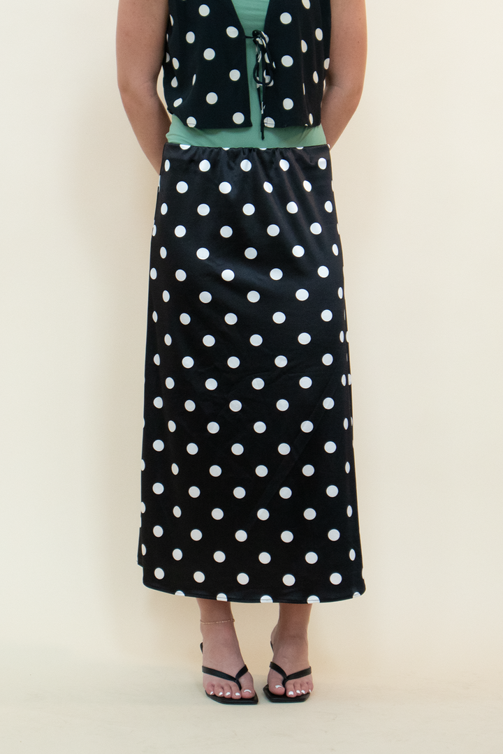 The Carrie Polka Dot Skirt