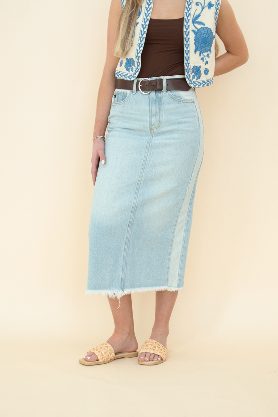 The Maddie Denim Skirt