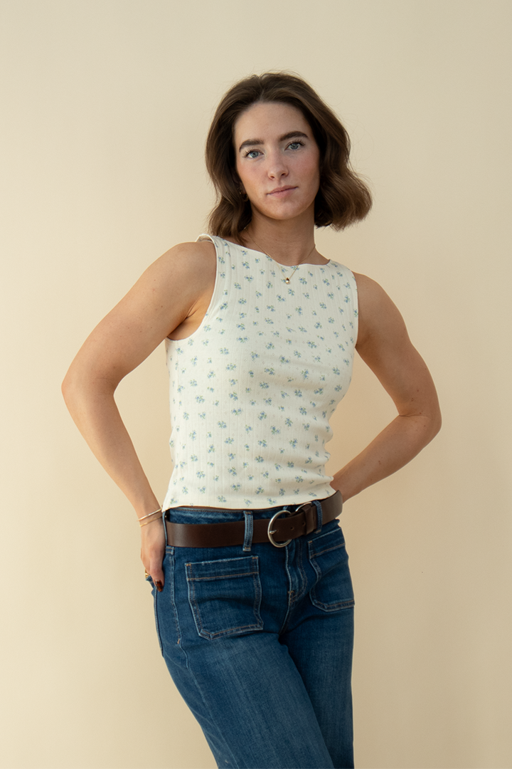 The Samantha Floral Tank