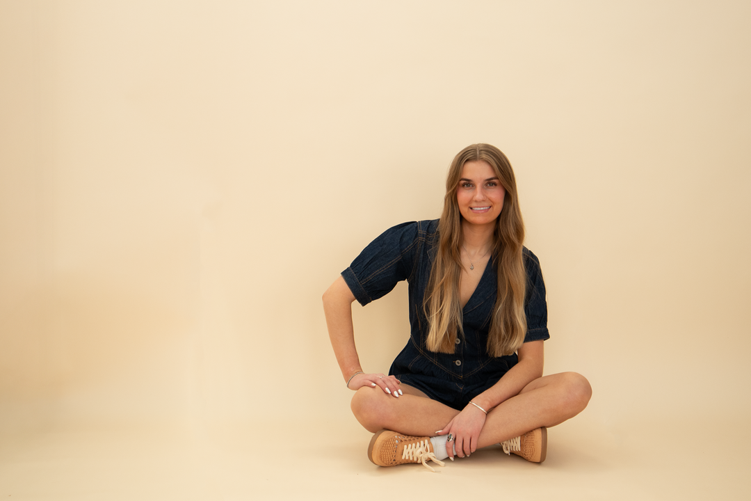 Evermore Denim Romper