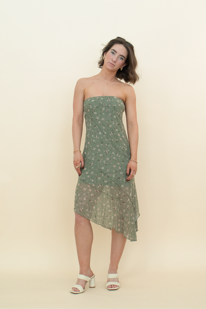 The Harmony Floral Convertible Mesh Skirt to Dress
