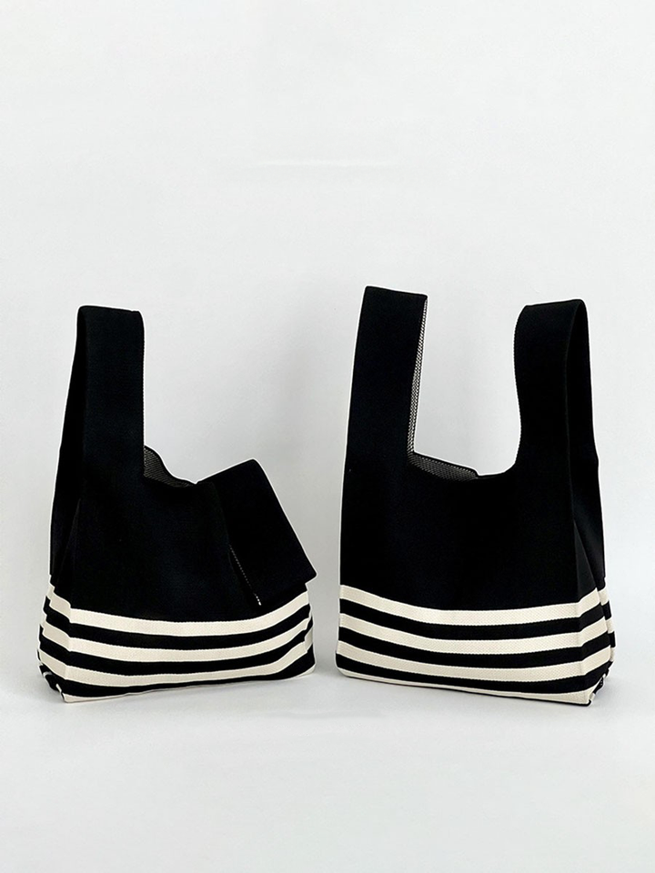 Just My Stripe Knit Bag