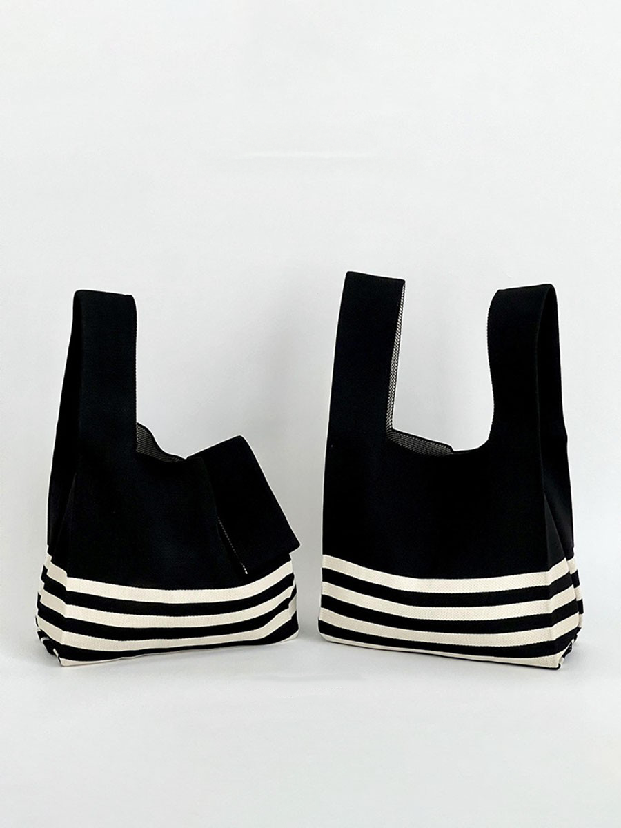 Just My Stripe Knit Bag