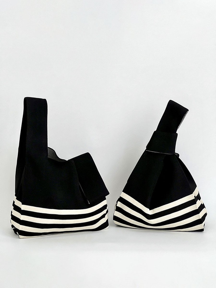 Just My Stripe Knit Bag