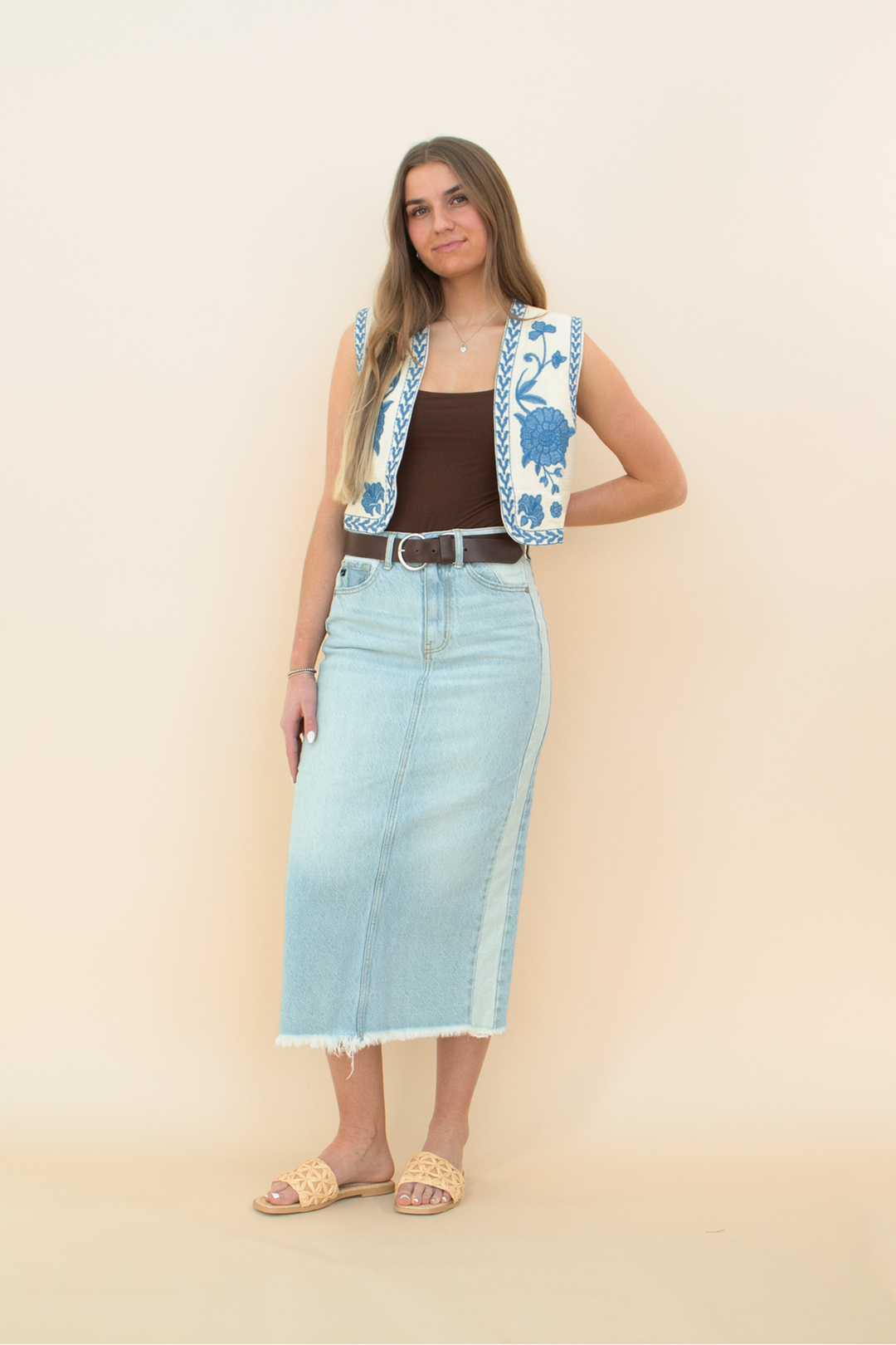 The Maddie Denim Skirt