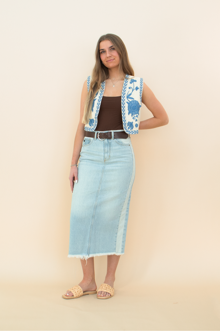 The Maddie Denim Skirt