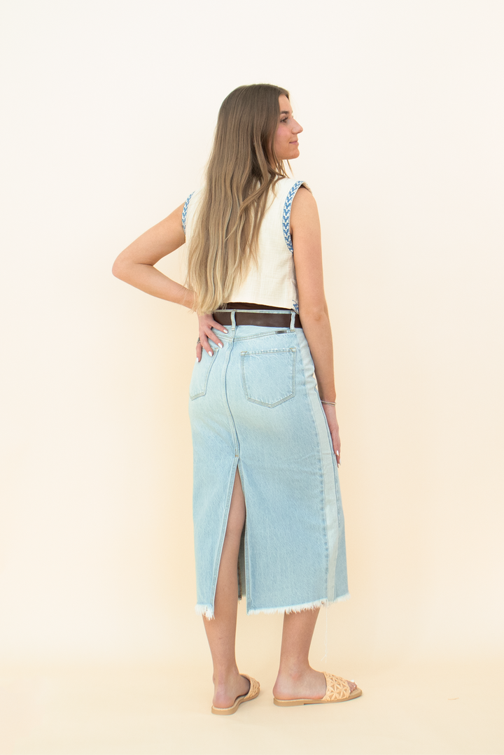 The Maddie Denim Skirt