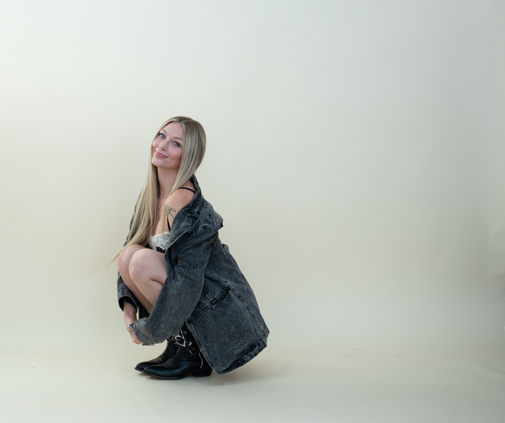 Denim Moment Oversized Blazer