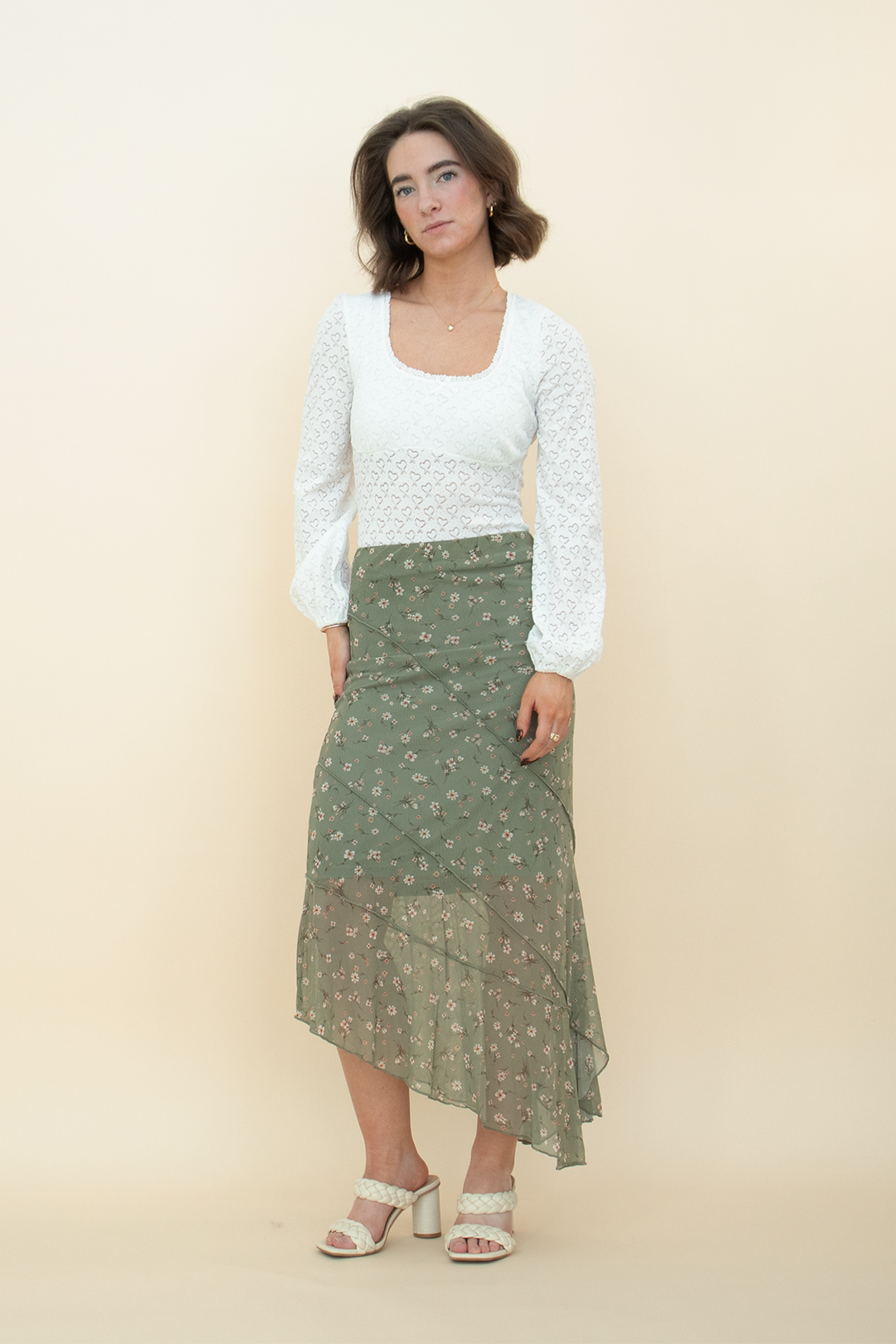 The Harmony Floral Convertible Mesh Skirt to Dress