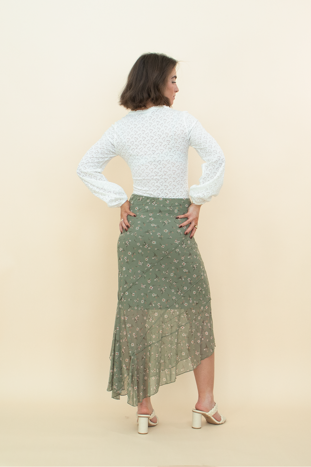 The Harmony Floral Convertible Mesh Skirt to Dress
