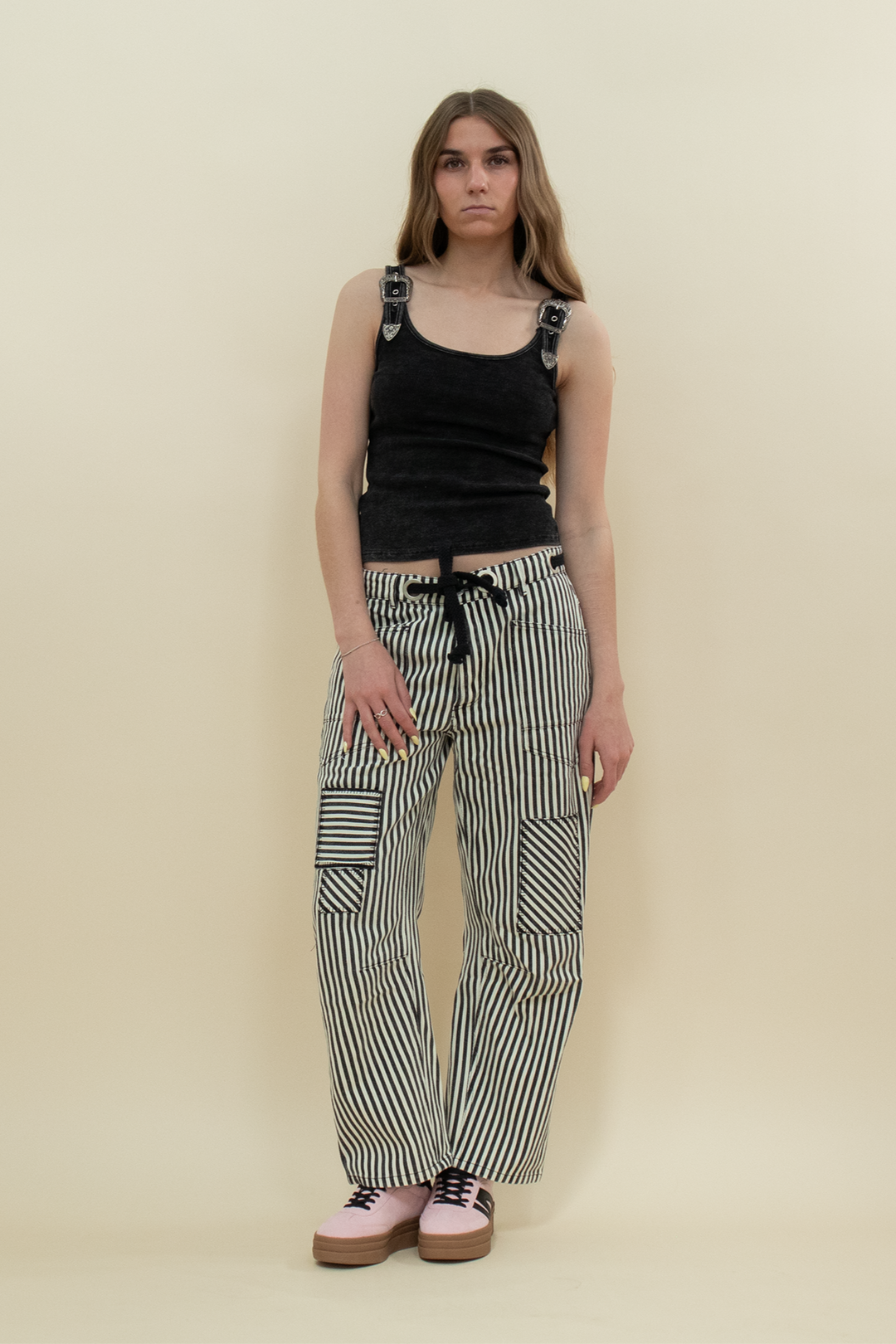 She's Got Spunk Patch Barrel Jean