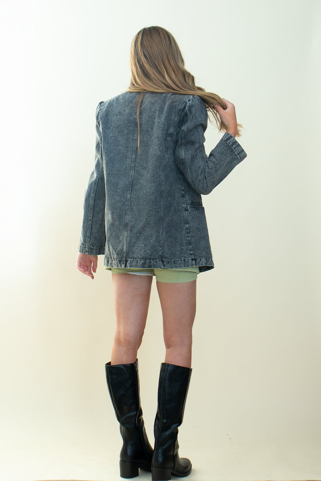 Denim Moment Oversized Blazer
