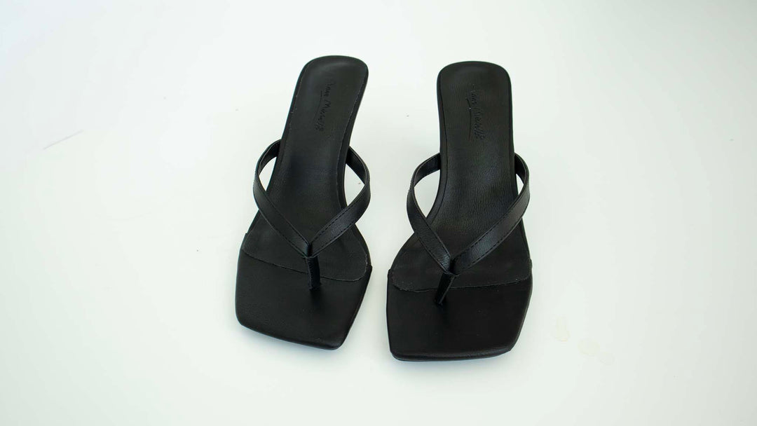 Square Toe Heeled Sandals
