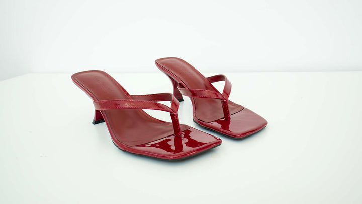 Square Toe Heeled Sandals