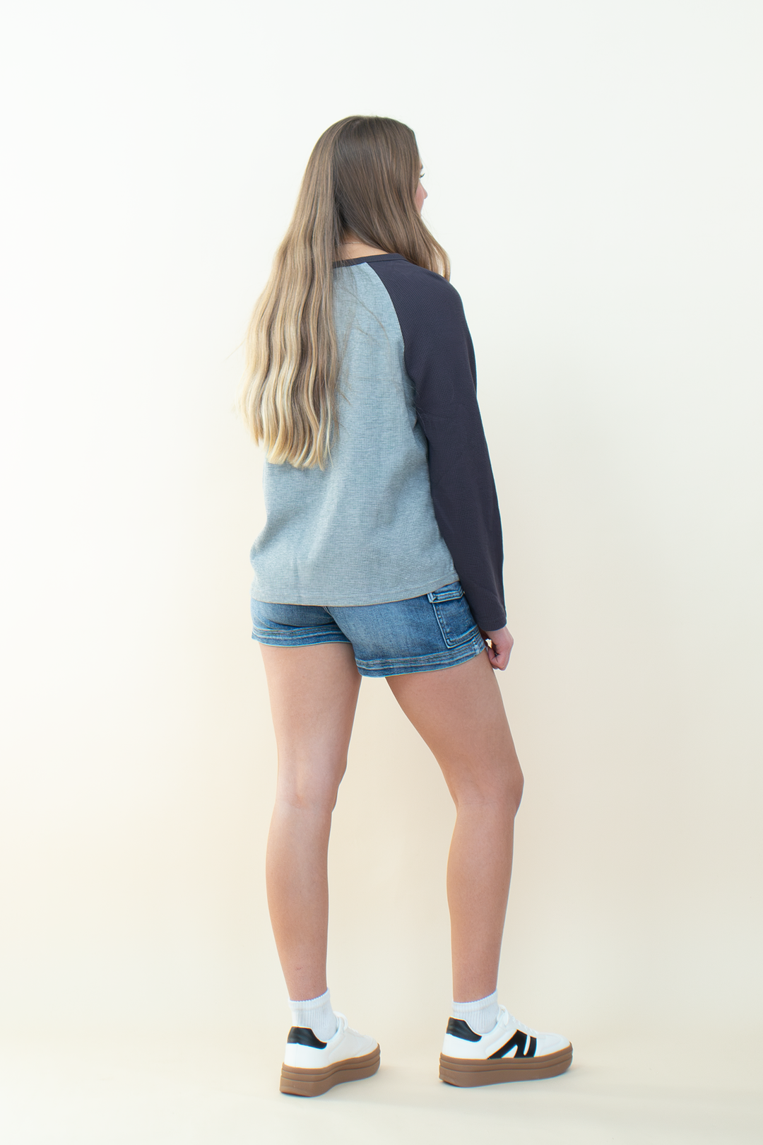 Ashton Star Patch Raglan Top