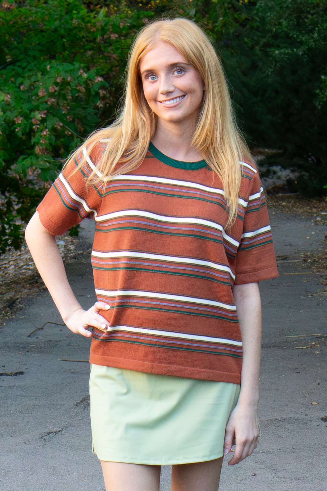 Golden Hour Knit Tee